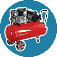 alimentation d'un compresseur 2CV avec la station d'énergie izywatt 1500