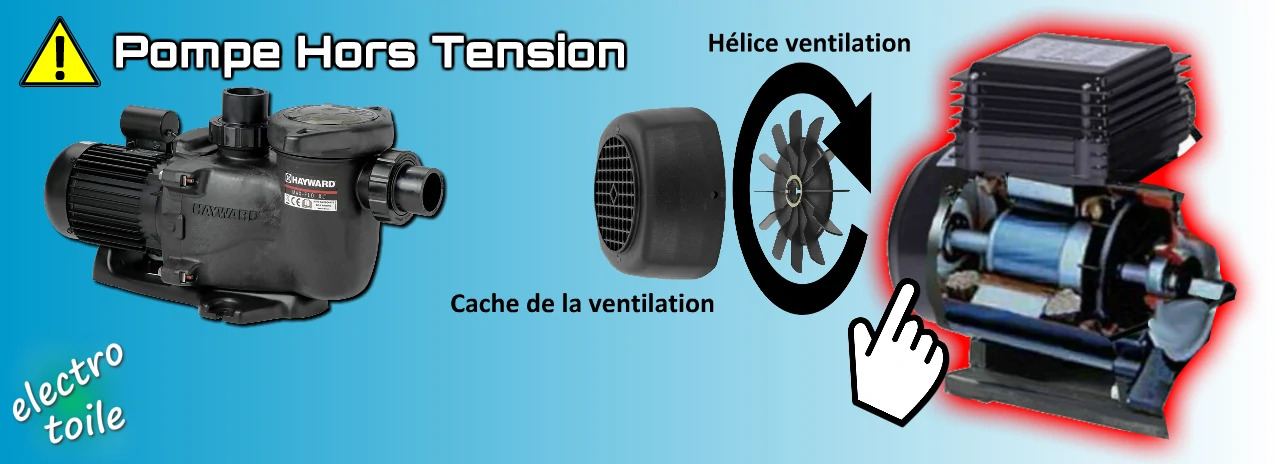 vérification que le moteur de la pompe peut tourner