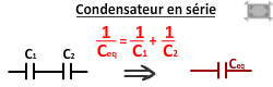 Groupement en série des condensateurs