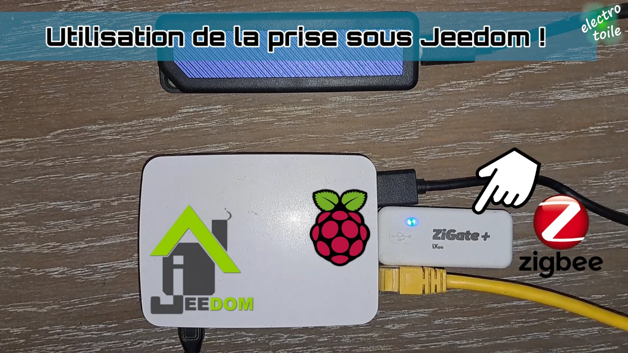 inclusion prise connectée Moes dans domotique Jeedom avec passerelle Zigate+