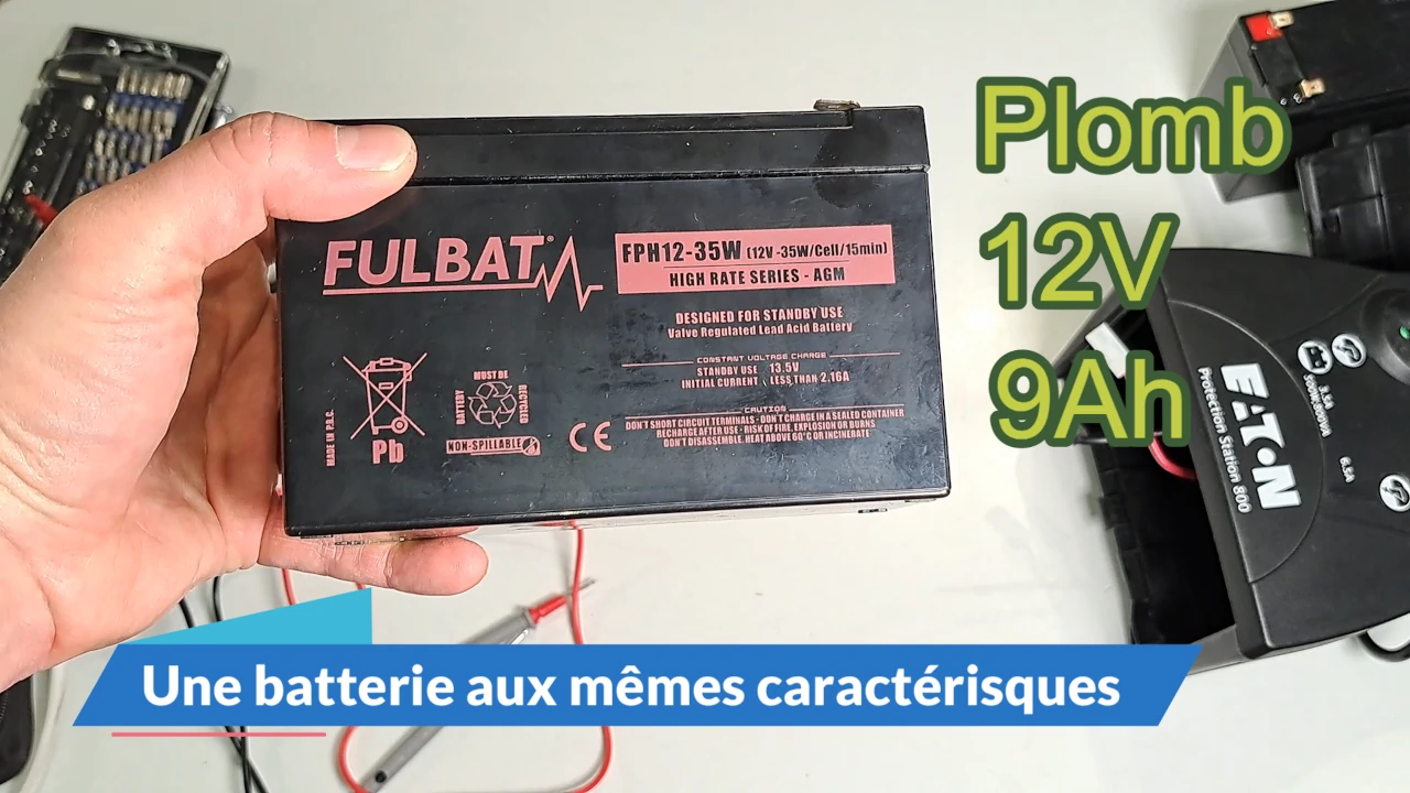 remplacer la batterie d'un onduleur par un modèle équivalent