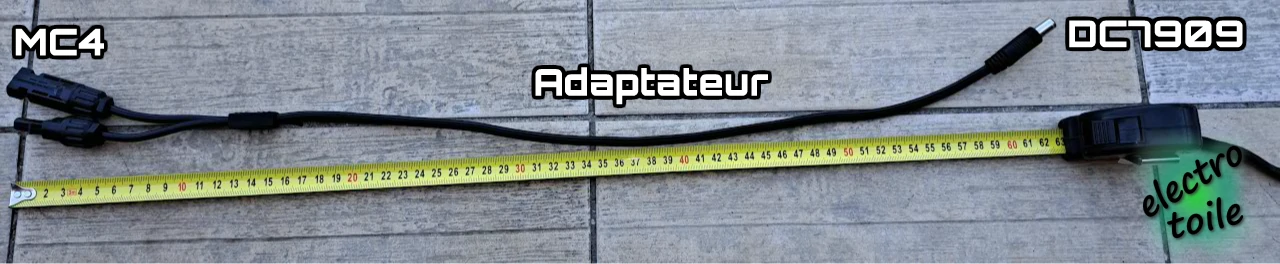 cordon adaptateur MC4 -> DC7909