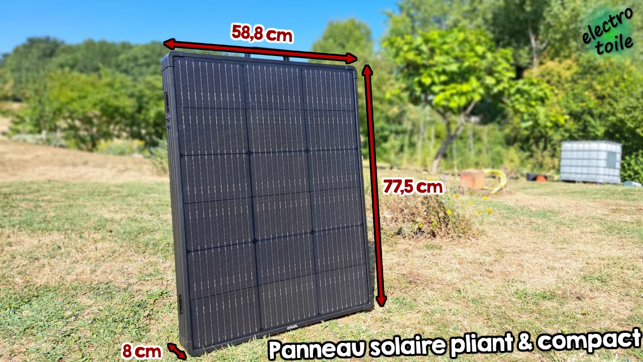 panneau solaire orium plié