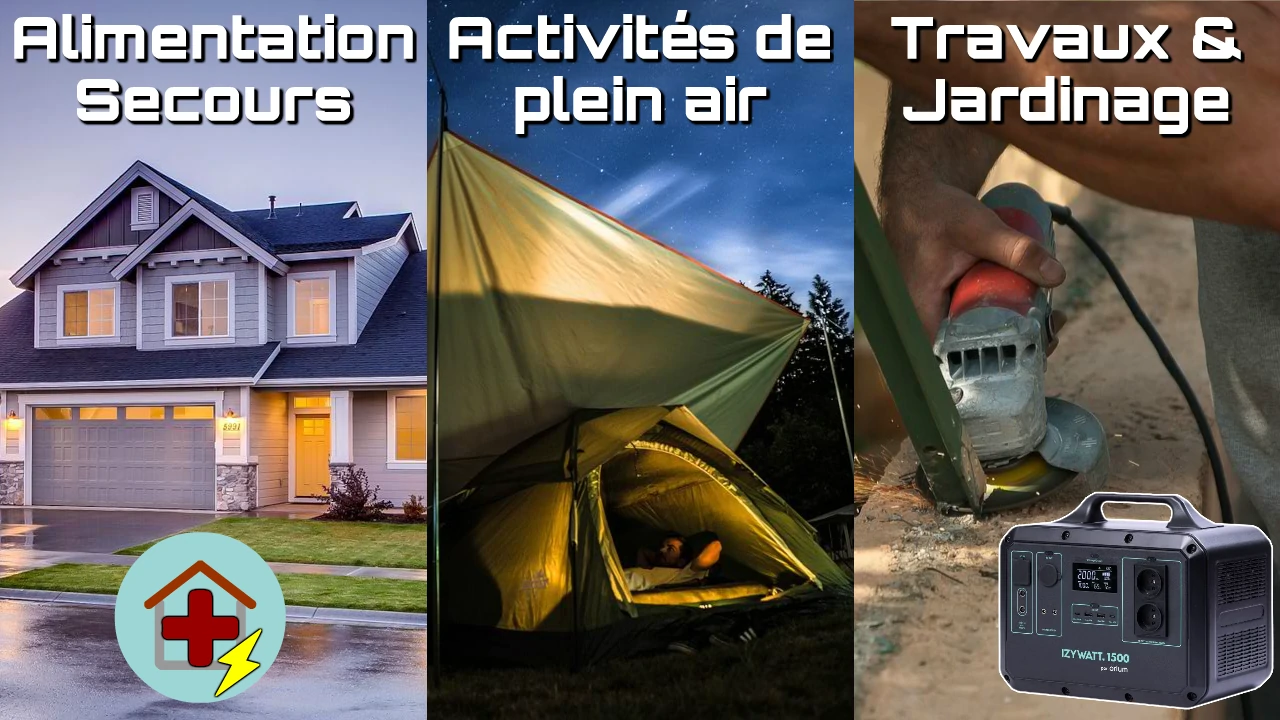 comment utiliser la station d'énergie Izywatt 1500