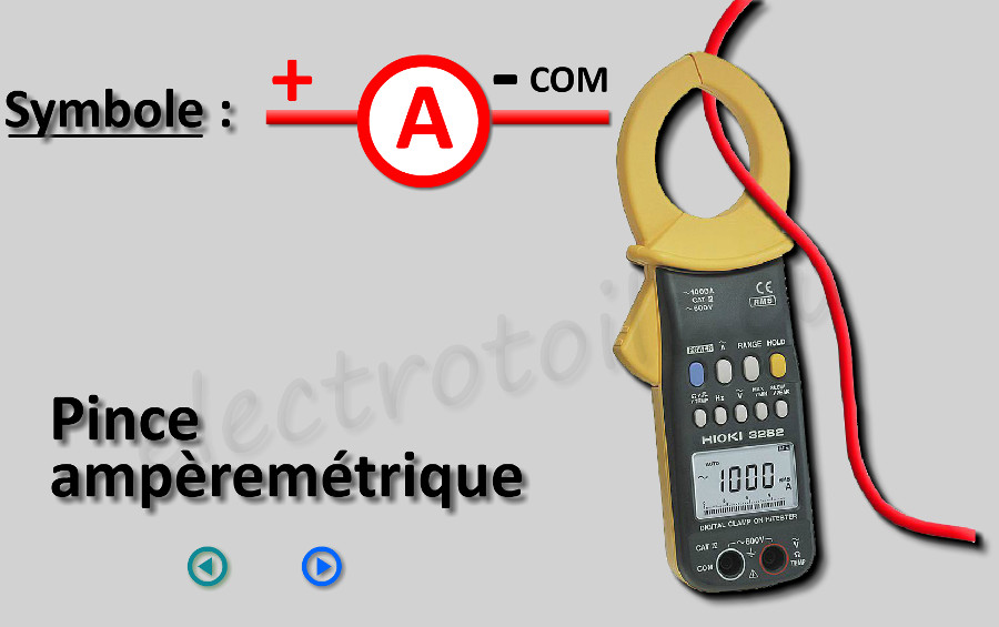 Pince ampèremétrique, ampère, métrique, pince ampère-métrique, ampèremètre, ampère mètre, Ampère, mesure du courant électrique, intensité du courant.