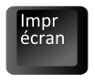 Raccourcis clavier Impr ecran impression d'écran