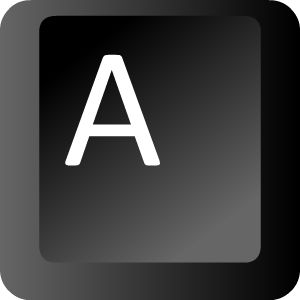 Touche clavier A