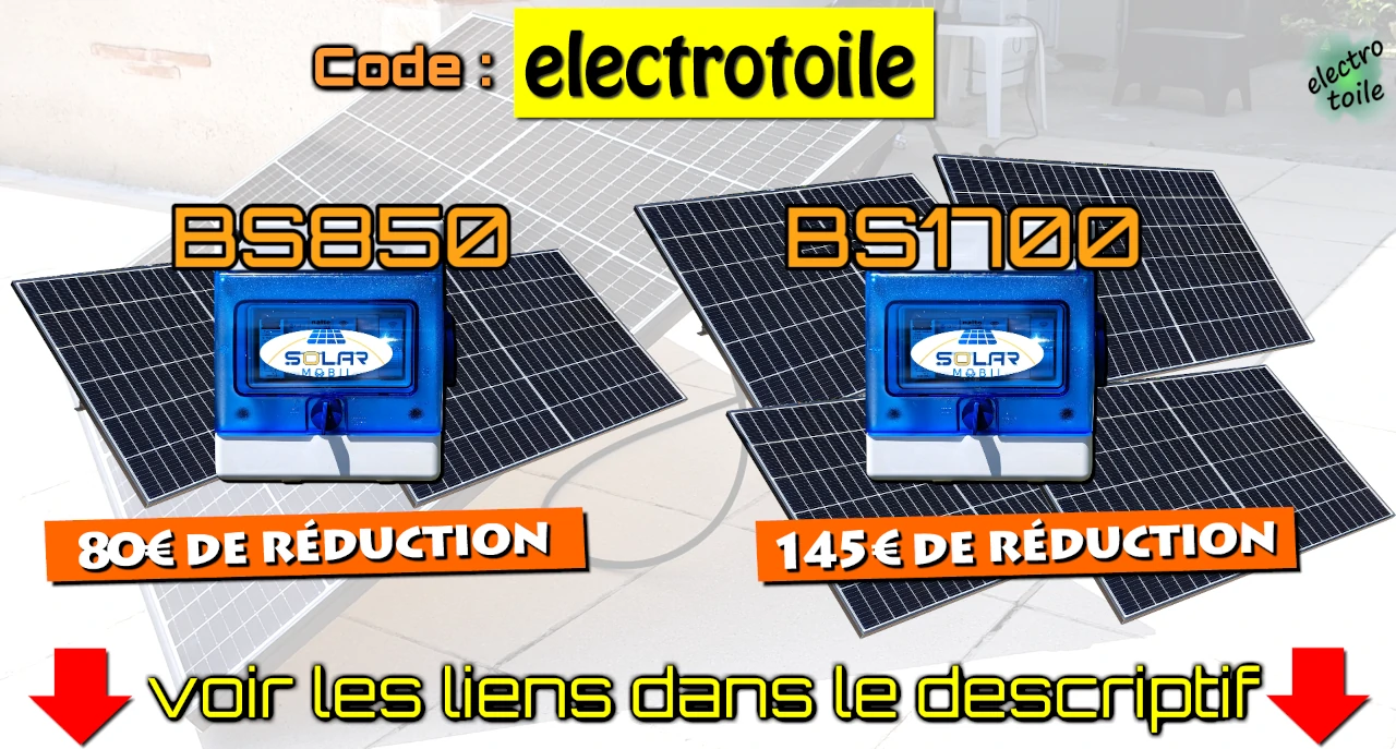 code de réduction sur la station solarmobil