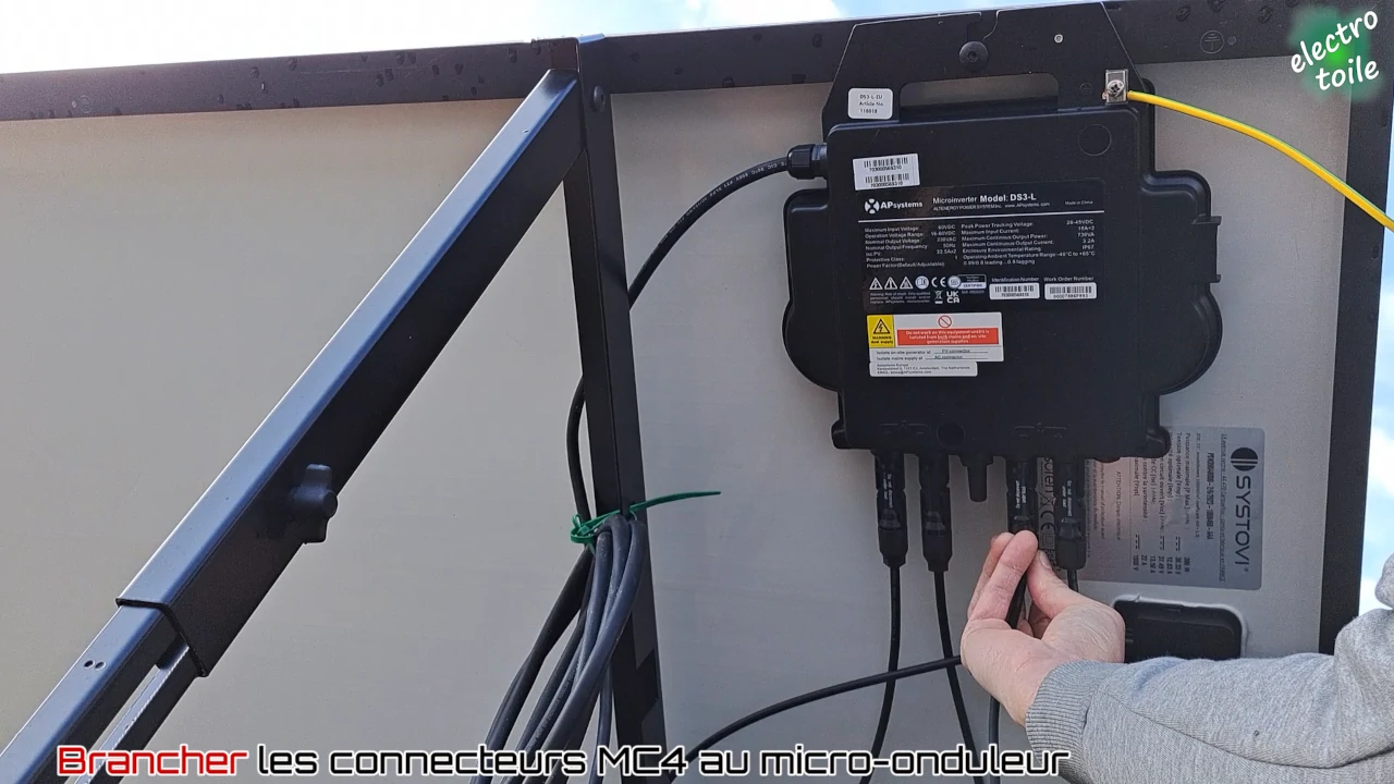 raccordement de la station solaire sunethic