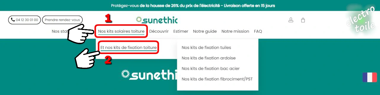 comment choisir son kit solaire pour toiture Sunethic ?
