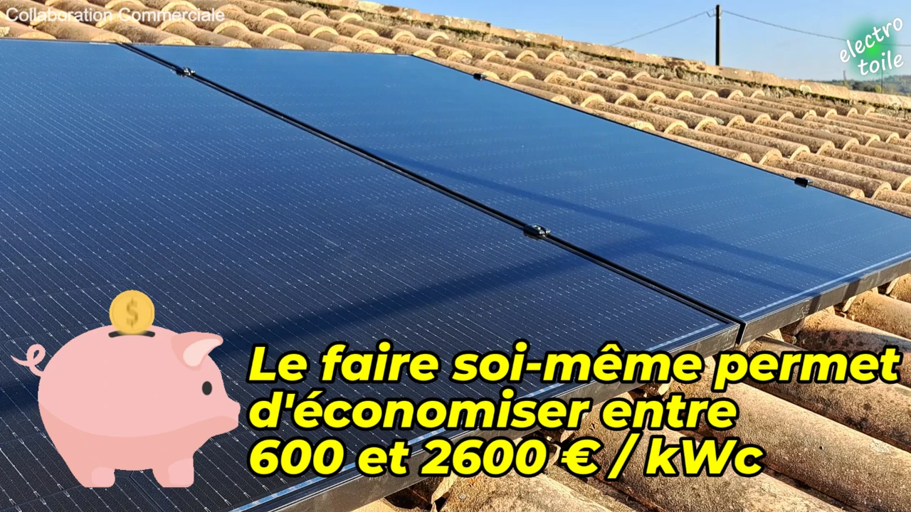 installer les panneaux solaires soi même permet de réaliser des économies