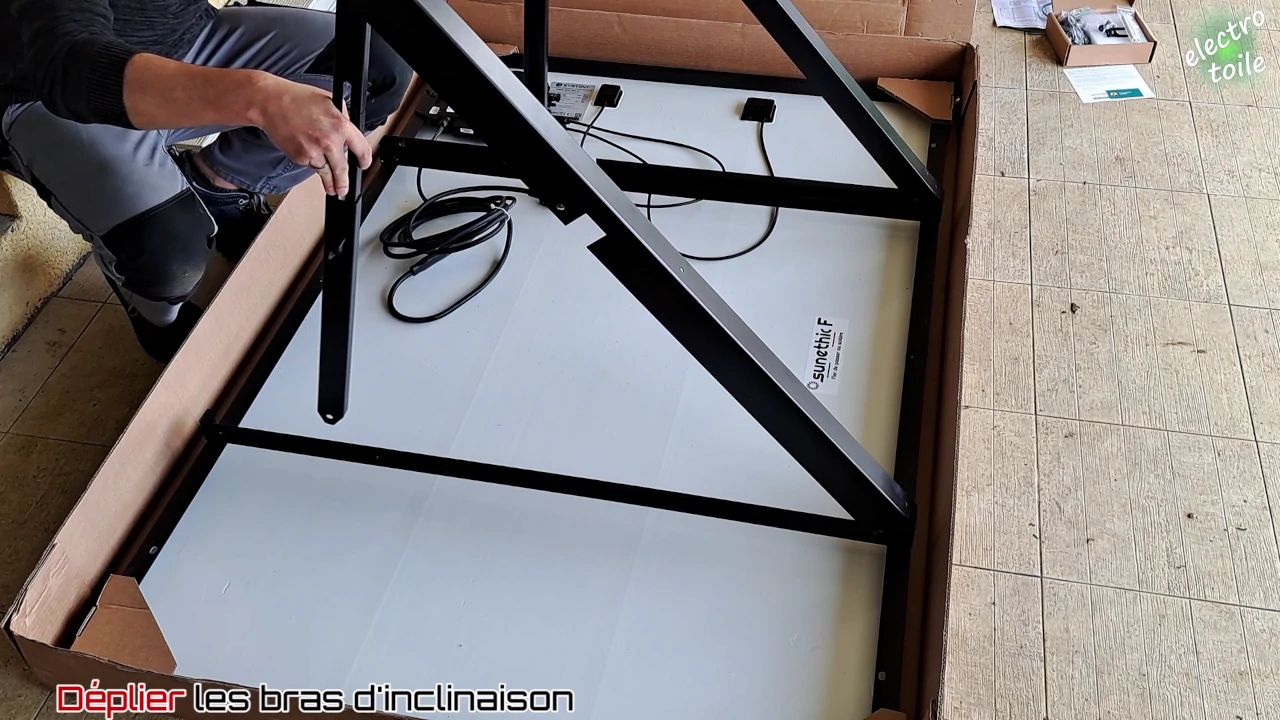 assemblage de la station solaire Sunethic