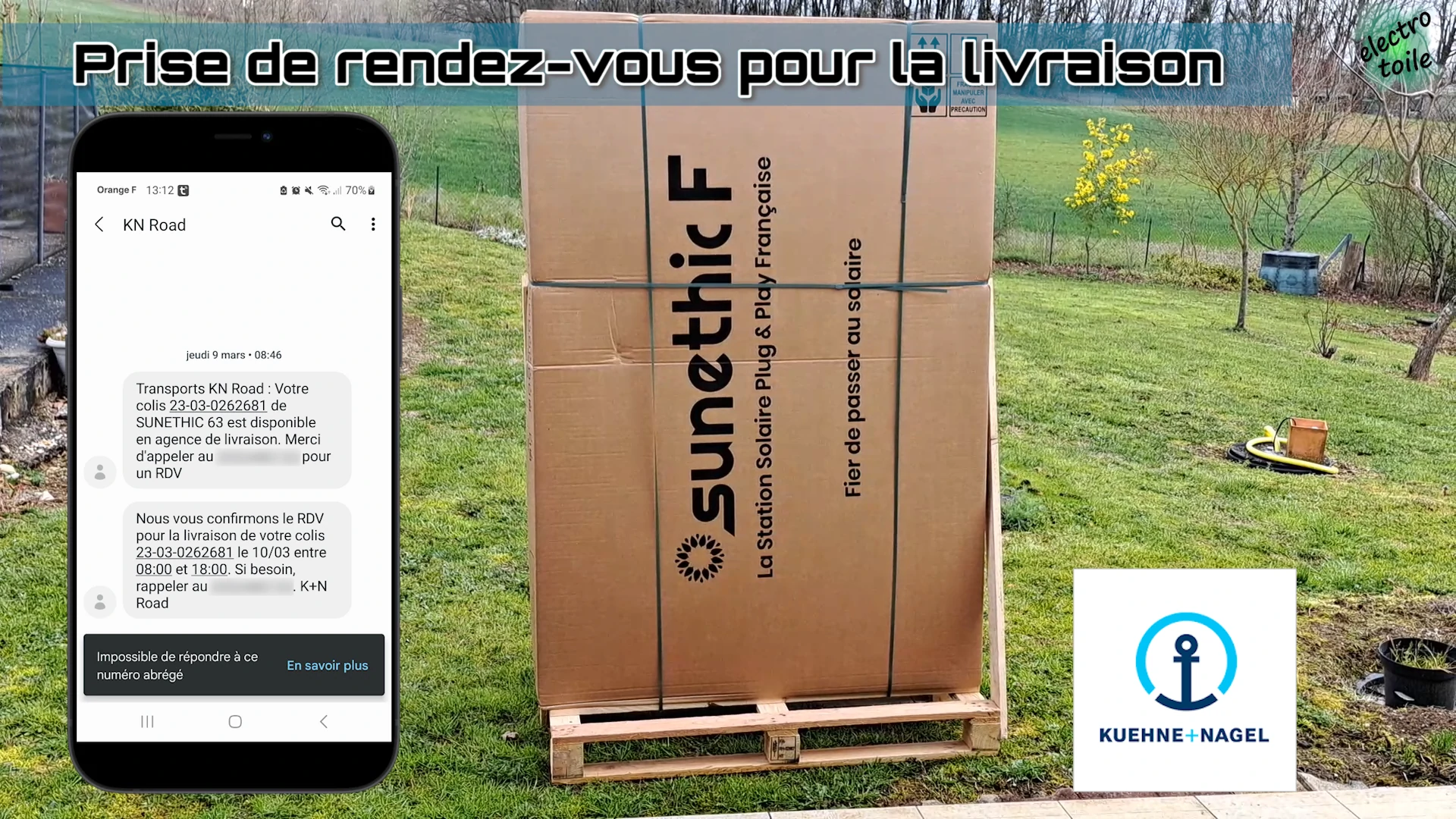 organisation pour la réception de la station solaire Sunethic