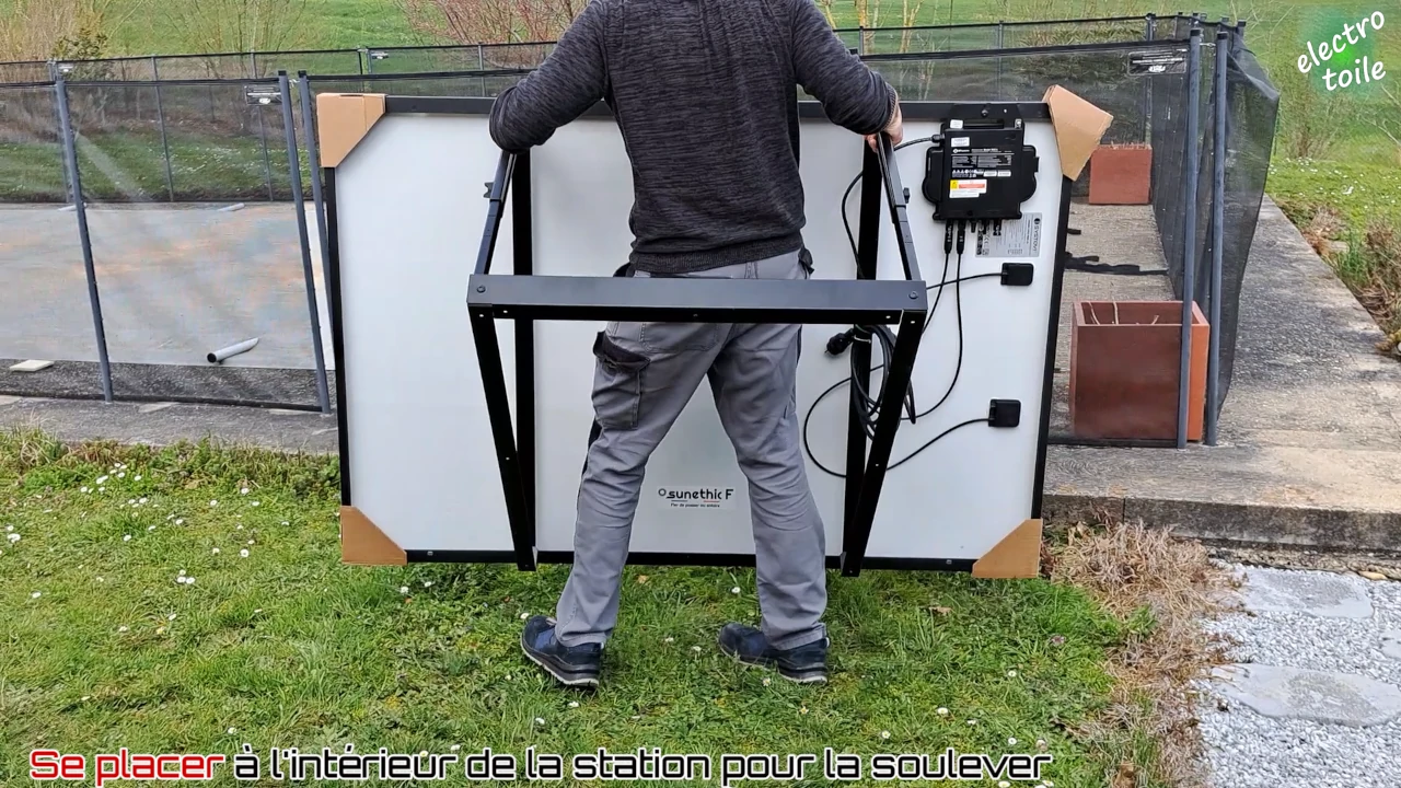 porter la station solaire sunethic