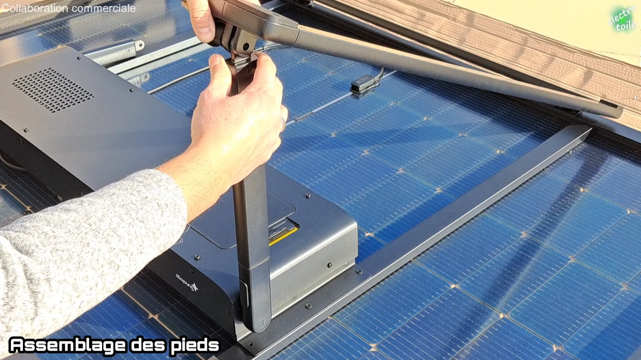 assemblage de la station solaire Play max de Sunology