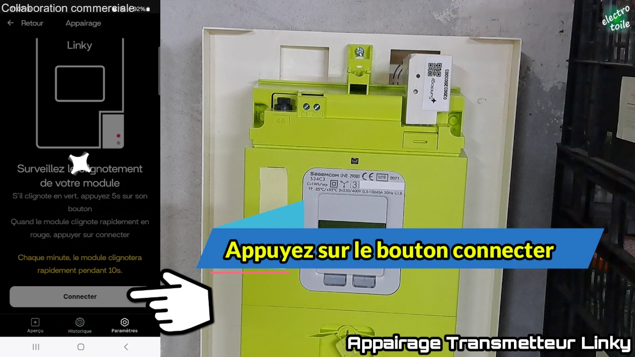 appairer du transmetteur Linky de Sunology