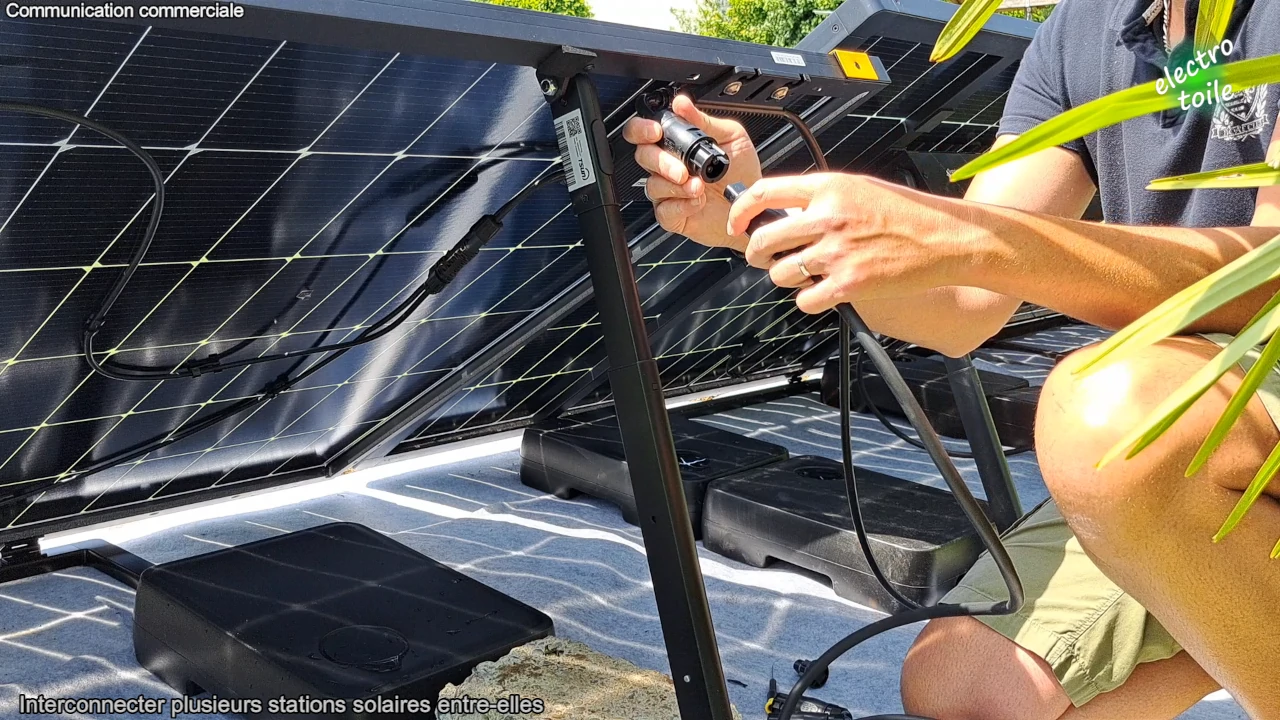 comment brancher la station solaire Play 2 de Sunology