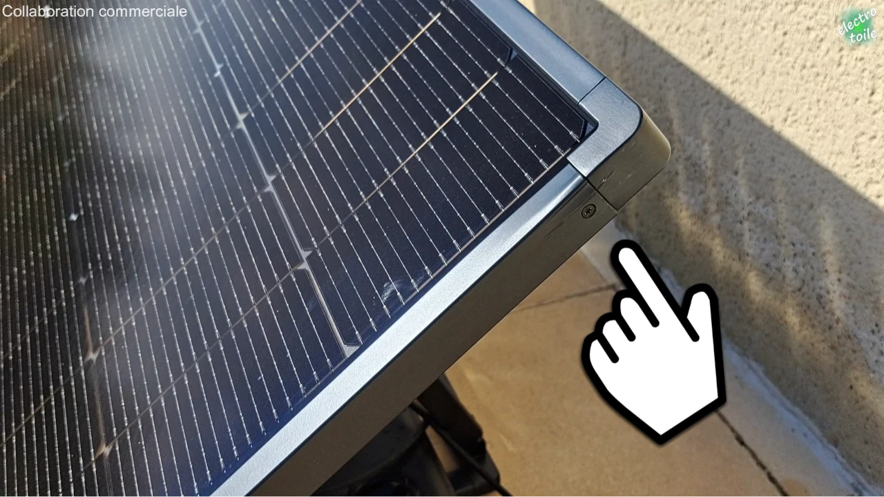 déformation du surcadre de la solaire sunology Play max