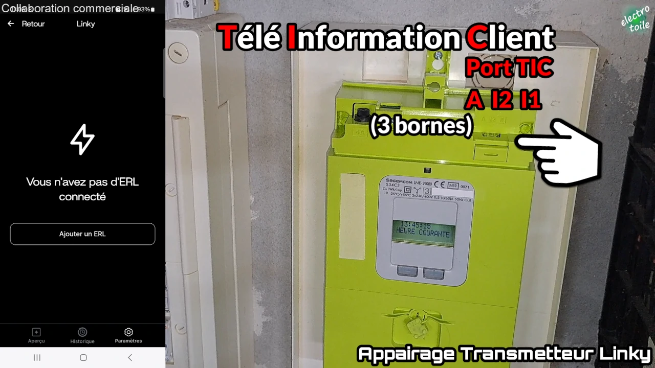 appairage du transmetteur Linky de Sunology