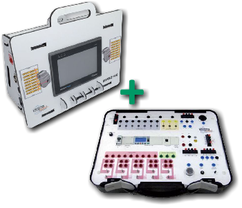 mallette technologie services MPRO163 maquette pédagogique MPRO163 - automate M3 - écran tactile MTP8/70