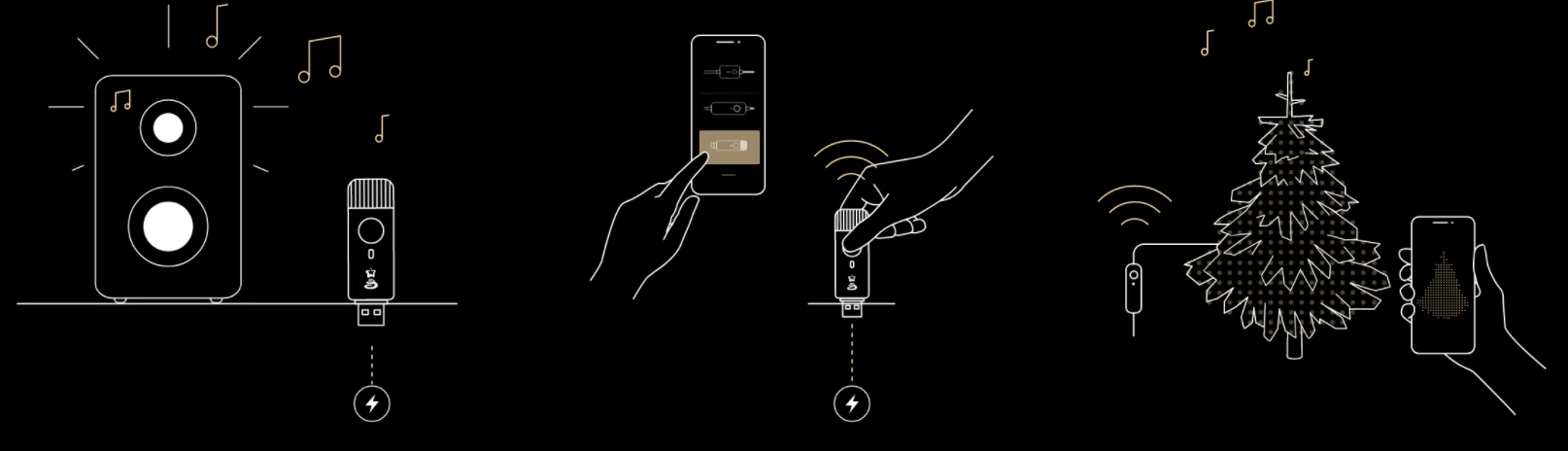 twinkly music USB