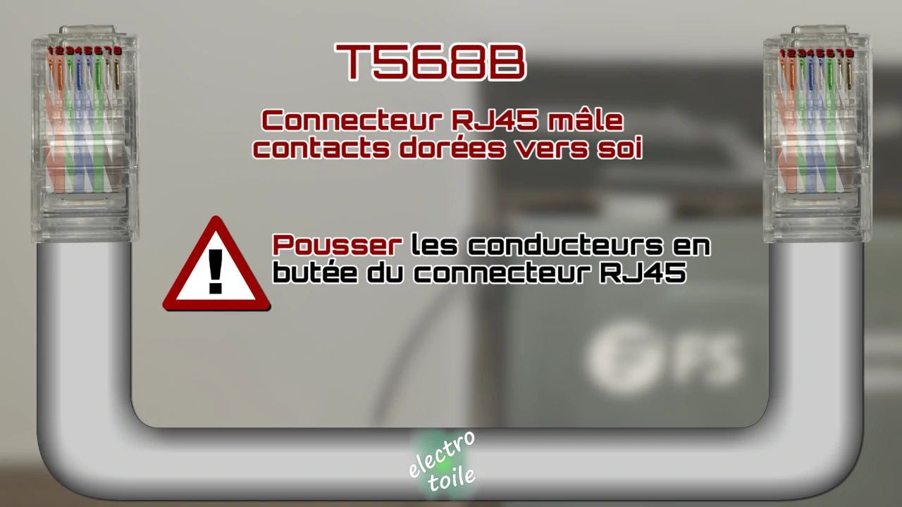 cabler un connecteur RJ45