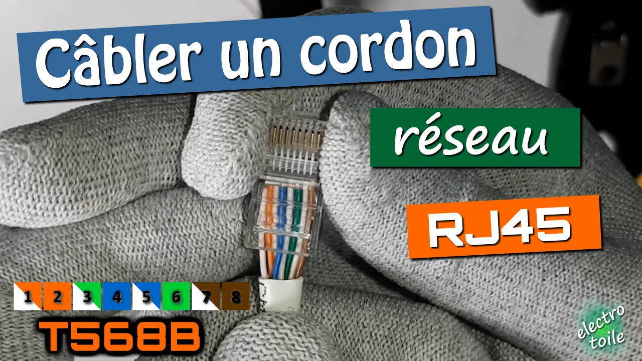 comment fabriquer un câble réseau RJ45 ?