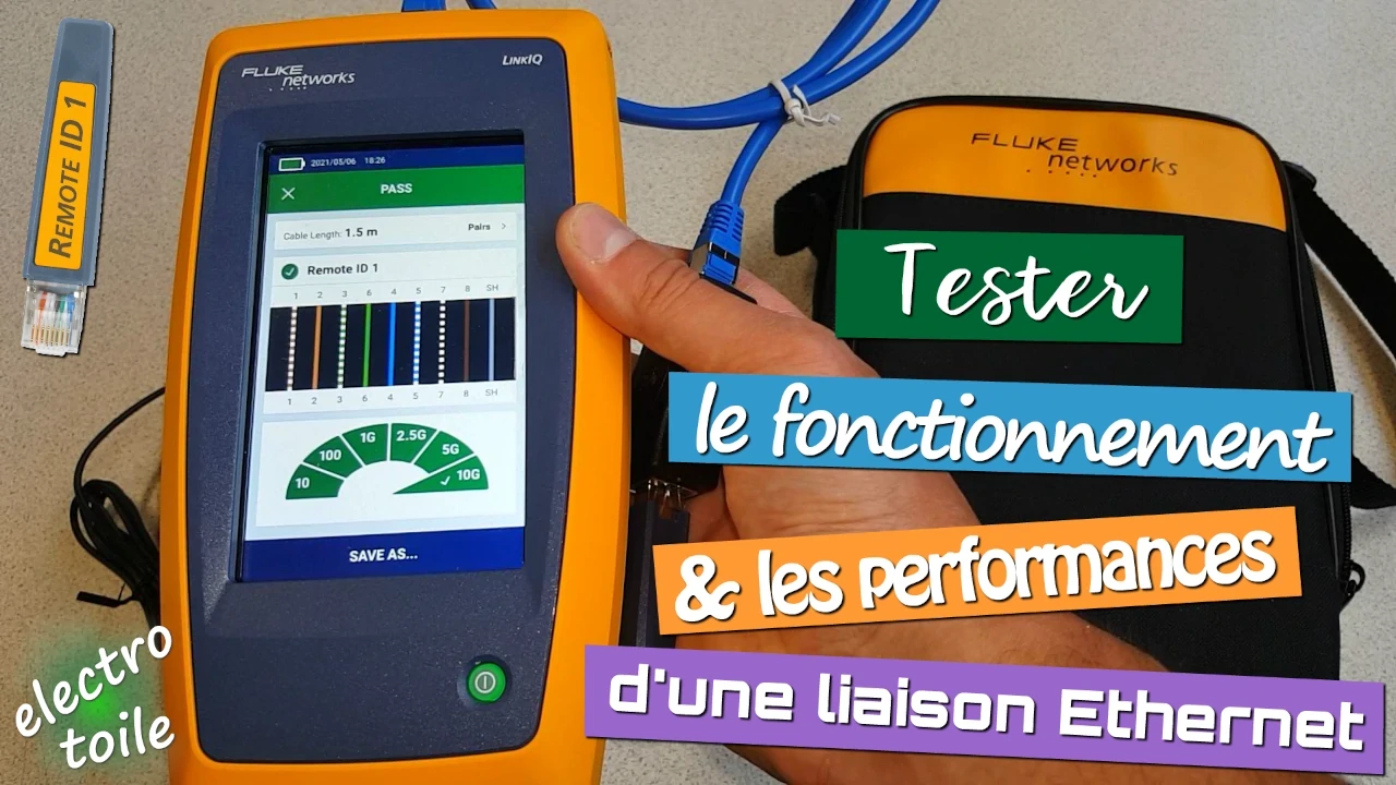 tester un réseau réseau filaire ou une alimentation par Ethernet PoE avec le contrôleur LinkIQ de Fluke