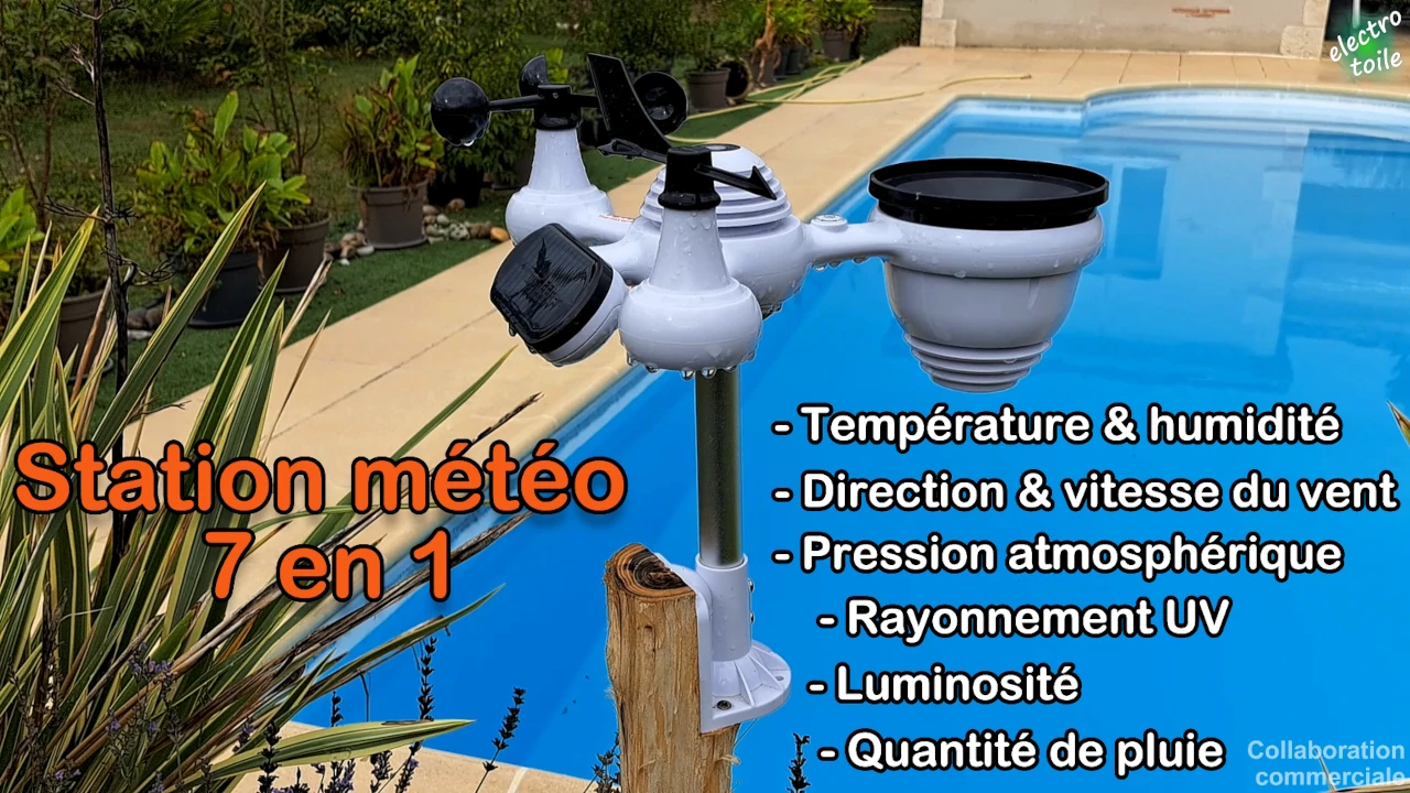 quels sont les capteurs d'une station météo 