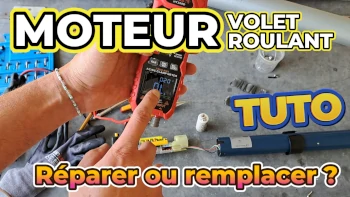 comment réparer ou remplacer le moteur d'un volet roulant électrique