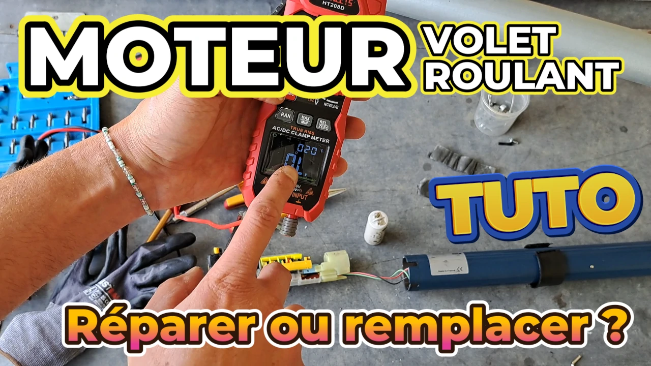 comment réparer ou remplacer le moteur d'un volet roulant électrique