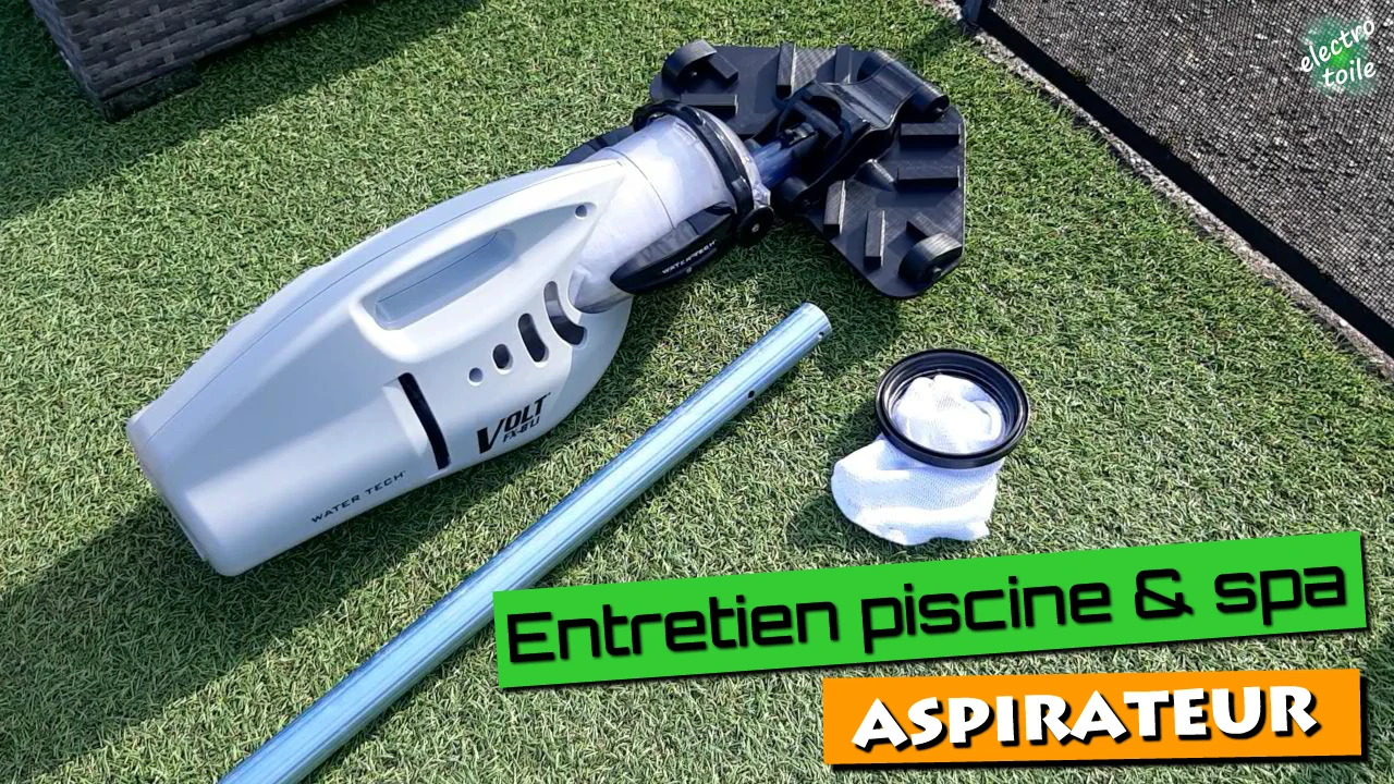 entretien simple et rapide de votre piscine ou de votre spa avec un aspirateur sans fil
