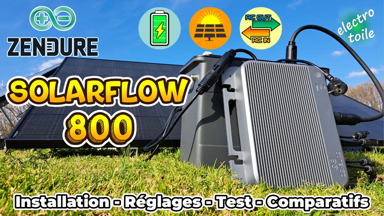 test du SolarFlow 800 de Zendure